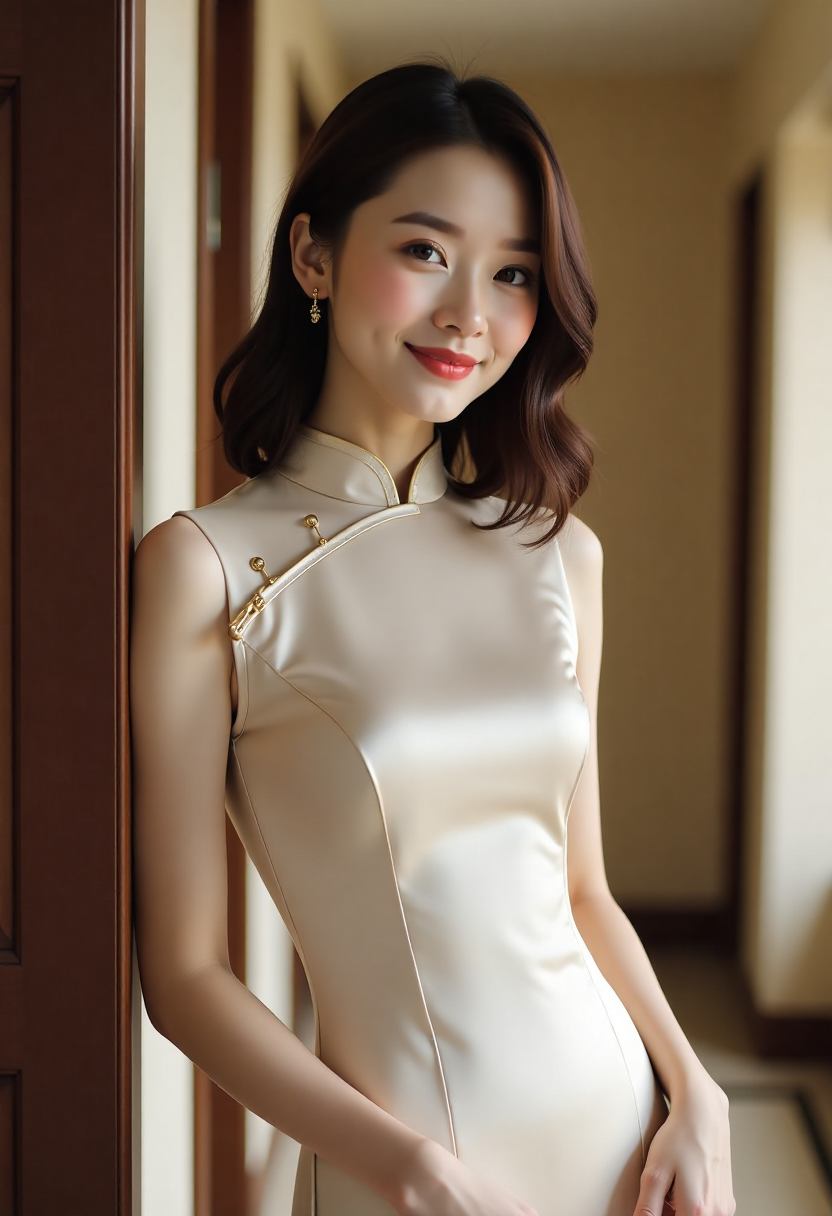 傍晚街角与缓慢行走的人